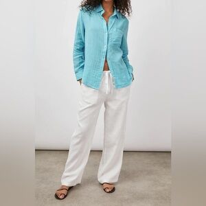 Rails Ellis Eco shirt Aqua XL